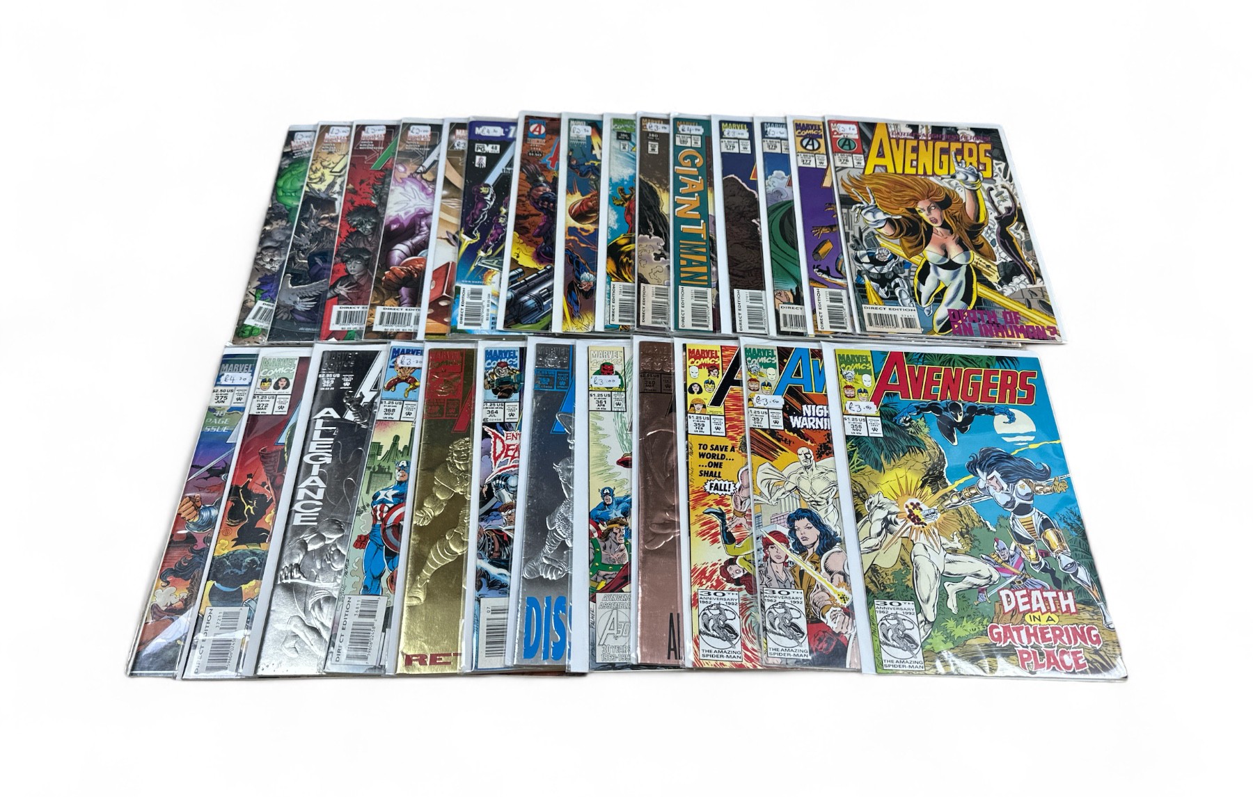 Marvel Comics The Avengers (27) 1990s/2000s Nos 356, 357, 359, 360, 361, 363, 364, 366, 368, 369,