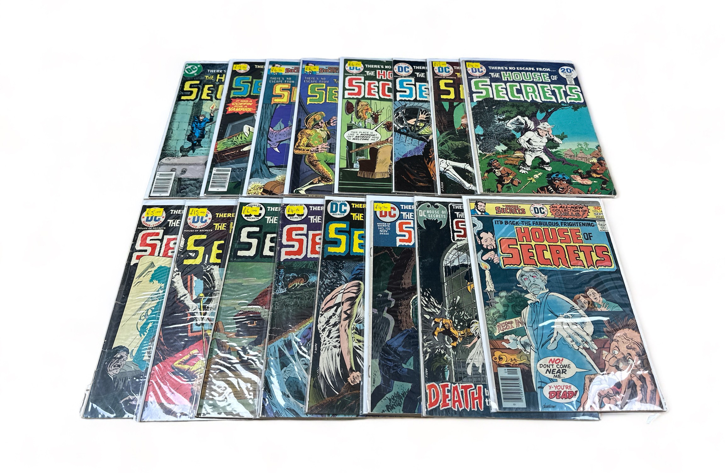 DC Comics The House of Secrets (16) 1970s/1980s Nos 14, 91, 102, 106, 110, 113, 117, 118, 119,