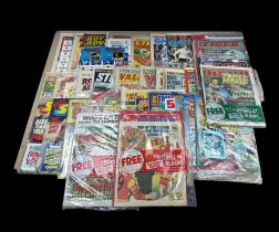 Boys Comics/Magazines With Free Football Related Giveaways