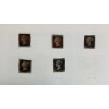 Great Britain, QV to QEII collection in album, including 1840 1d black U (x5) one three margin,