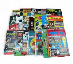 Collection of World Football Sticker Albums To include