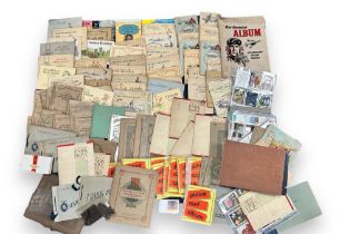 Cigarette cards - collection of penny albums and similar,in mixed condition, mainly complete (not