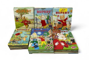 Selection of Rupert Annuals to include the following years: 1972, 73, 74, 75, 76 79, 80, 81, 82, 83,