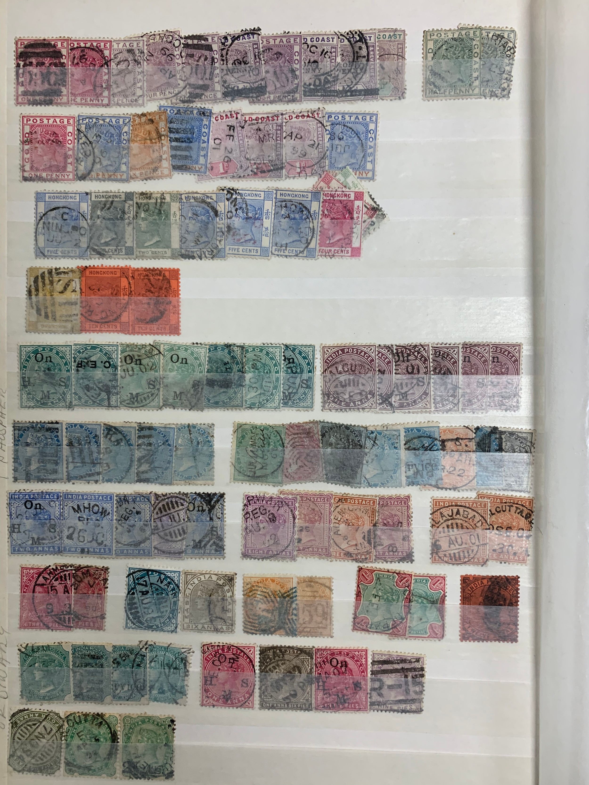 British Commonwealth, QV to QEII collection in two well-filled stockbook with stamps layered - Bild 7 aus 20