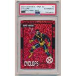 Marvel X-Men Cyclops Kith Holo PSA authenticated card. Card No.3. PSA have identified this as an