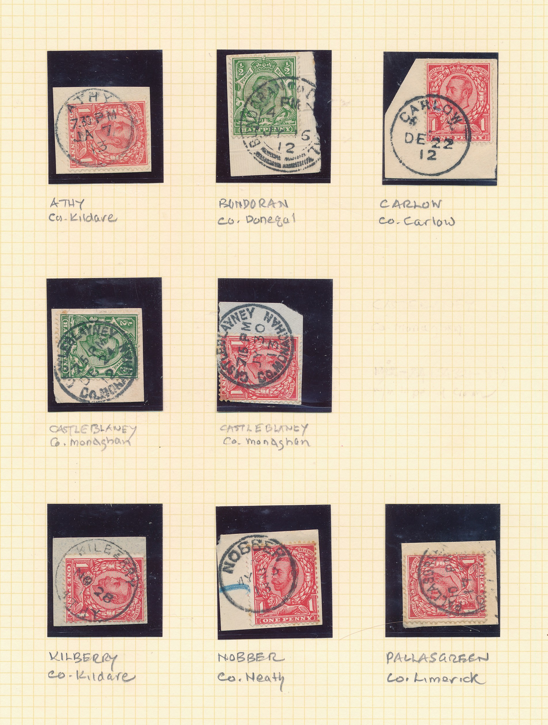 Great Britain, Irish Cancellations, superb collection of GB FU/U with Irish postmarks (location in - Image 2 of 13