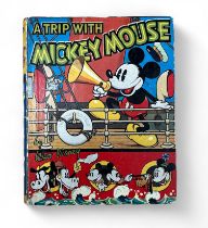 A trip With Mickey Mouse : Published by Birn Brothers 1936: Lovely clean copy of this hard to find