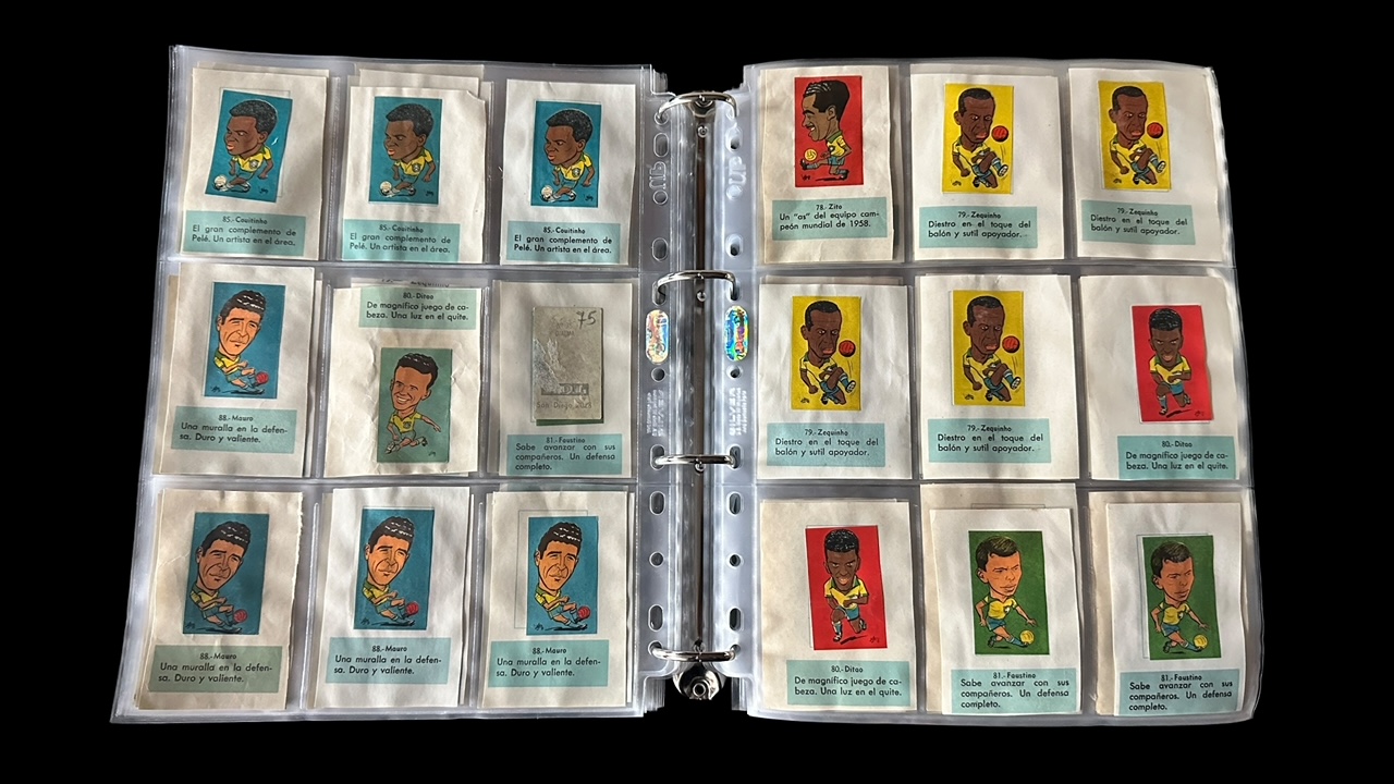 L.C.L./L.O.L. Chile 1962 World Cup Football stickers (approx. 2,500), in 2 albums, all in plastic - Image 18 of 23