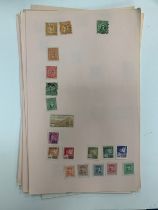 China, useful early to modern collection on loose album leaves to include 1967 18th Anniversary of