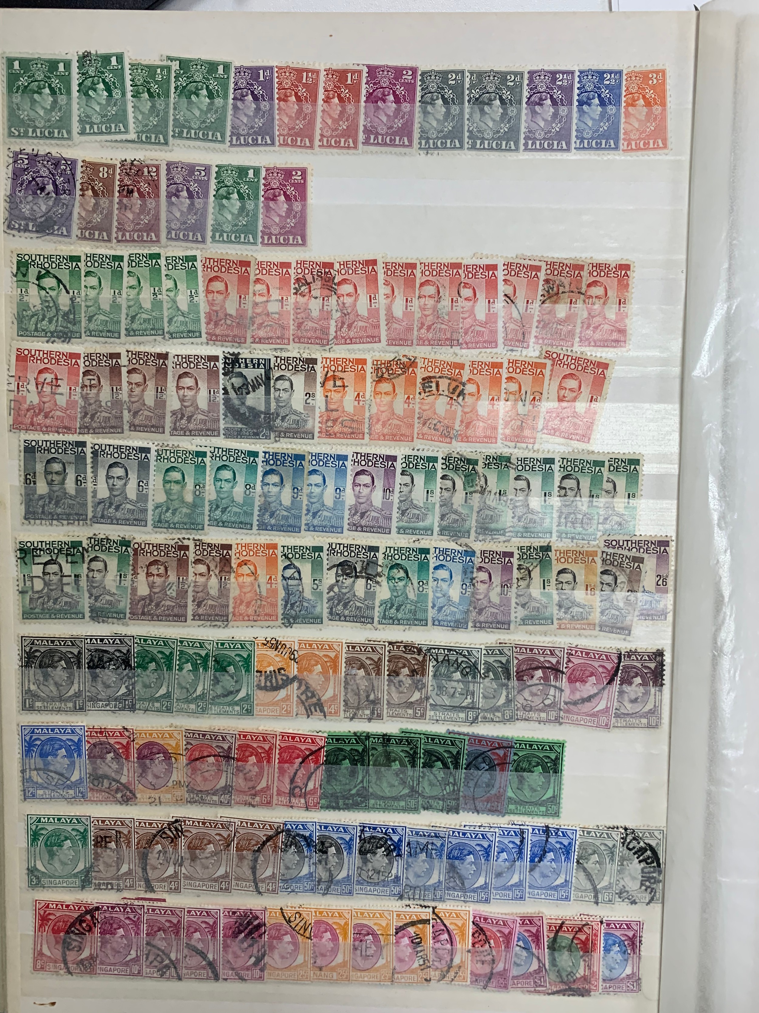 British Commonwealth, QV to QEII collection in two well-filled stockbook with stamps layered - Bild 12 aus 20
