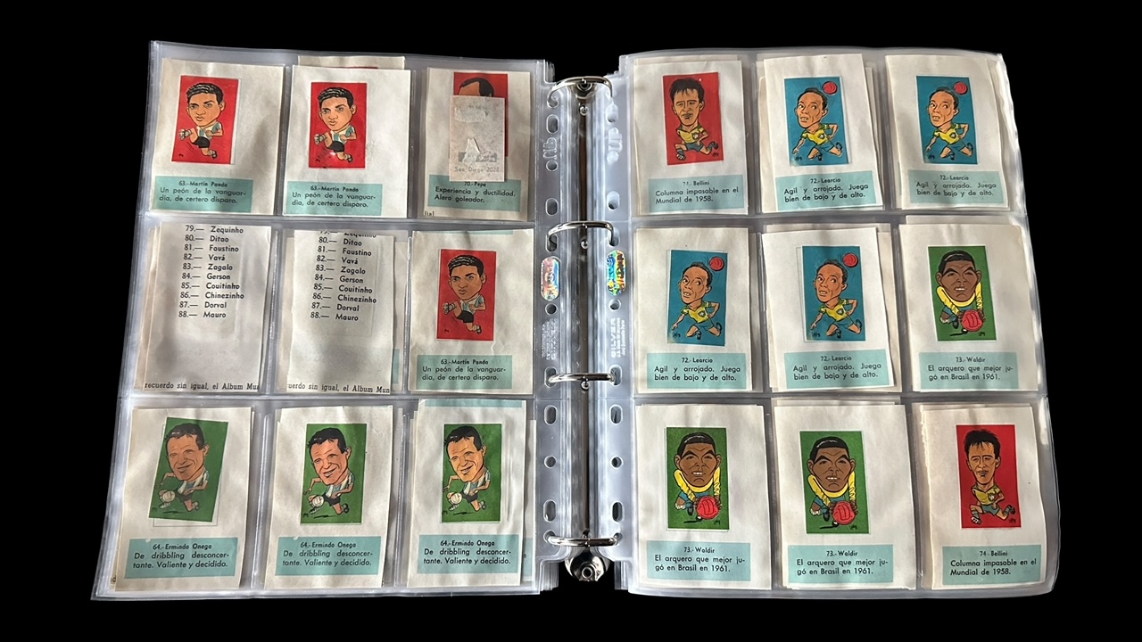 L.C.L./L.O.L. Chile 1962 World Cup Football stickers (approx. 2,500), in 2 albums, all in plastic - Image 20 of 23