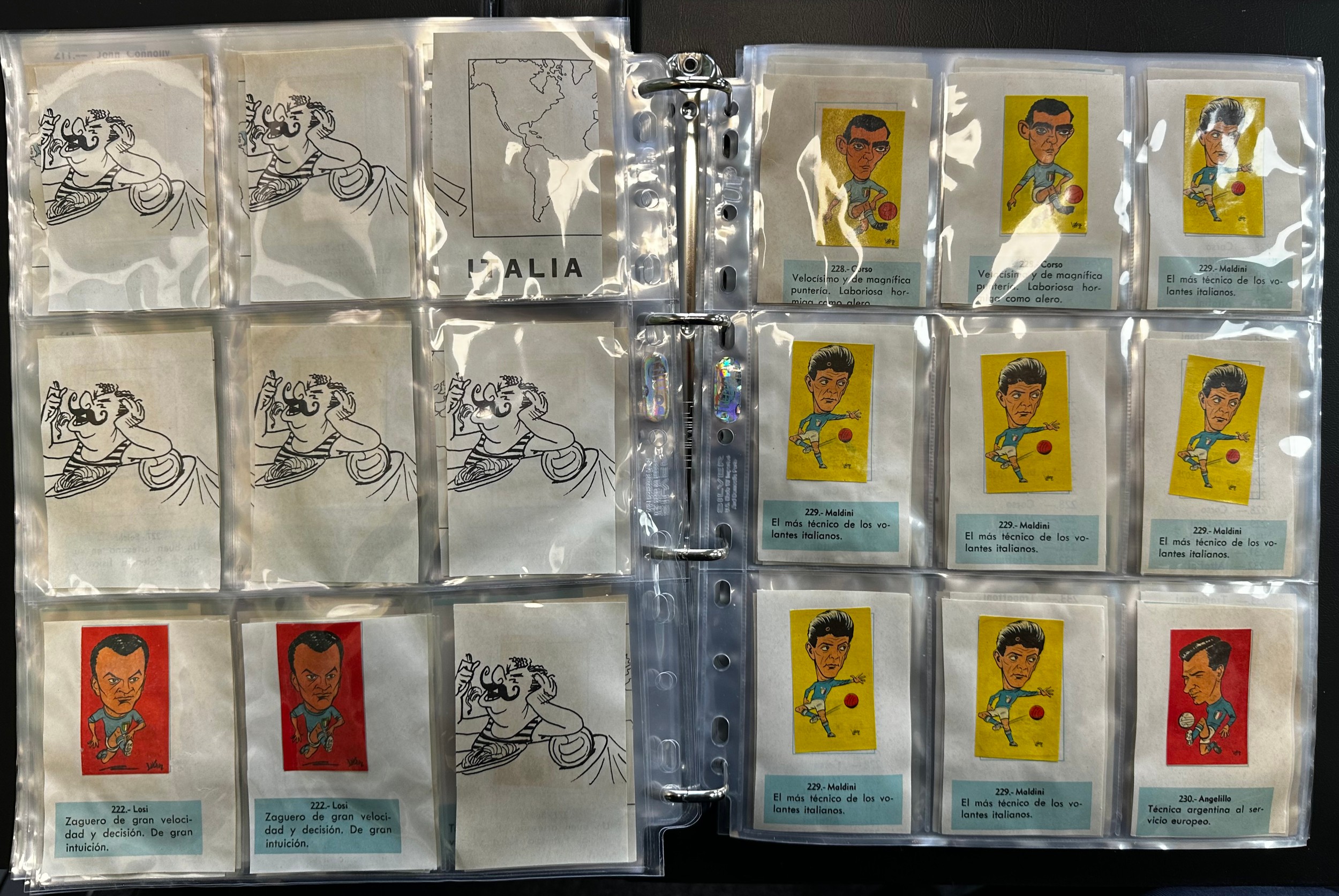 L.C.L./L.O.L. Chile 1962 World Cup Football stickers (approx. 2,500), in 2 albums, all in plastic - Image 4 of 23