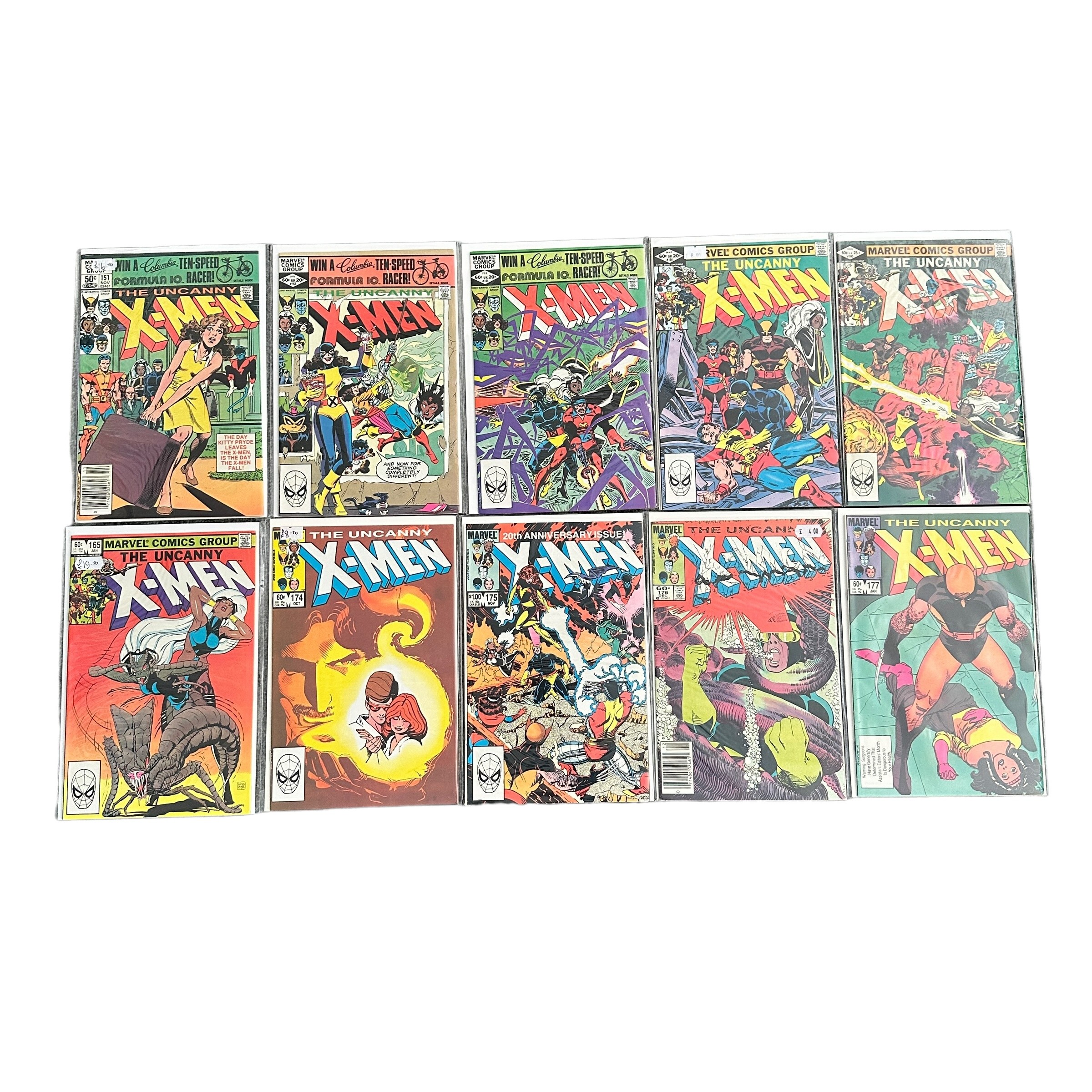 Marvel Comics The Uncanny X-Men 1970/80s Nos 70, 86, 91, 110, 114, 124, 125, 130, 139, 140, 146, - Image 2 of 2