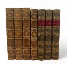 A collection of travelogues. HALL (Basil) - Hall's Travels in North America in the years 1827 and