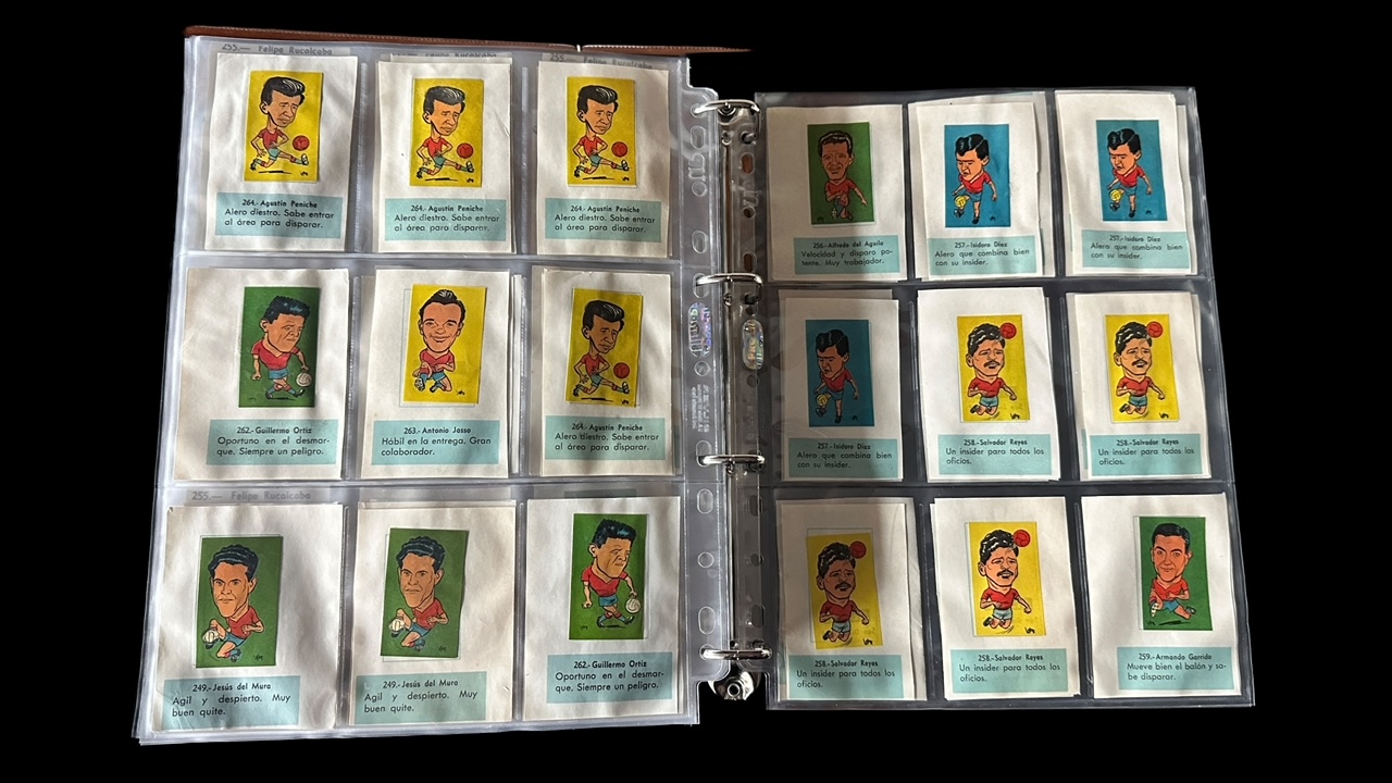 L.C.L./L.O.L. Chile 1962 World Cup Football stickers (approx. 2,500), in 2 albums, all in plastic - Image 21 of 23