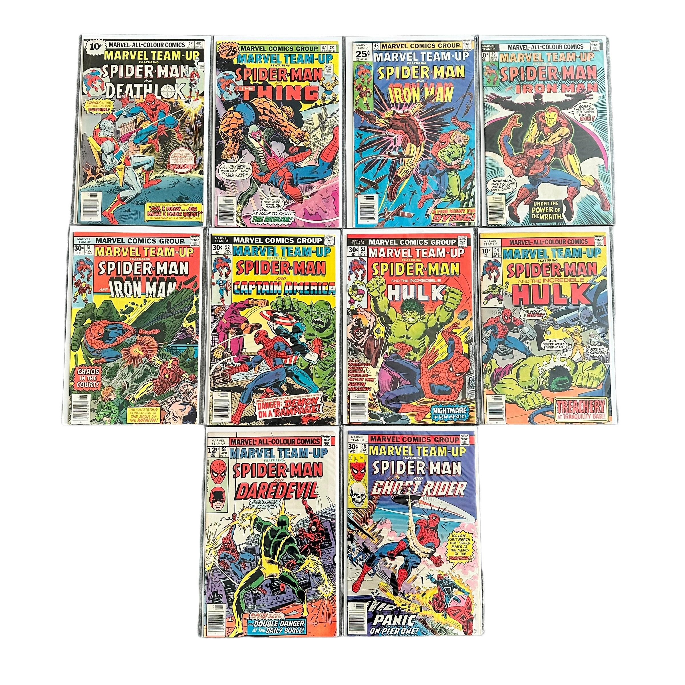 Marvel Team Up Featuring Spider-Man 1970s Nos 4, 17, 19, 26, 27, 29-31, 36, 39, 40-43, 45-49, 51-54, - Image 2 of 2