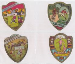 Baines trade cards, Shield shaped Rugby cards (8), with Red Rock, St. James, Royal High School,