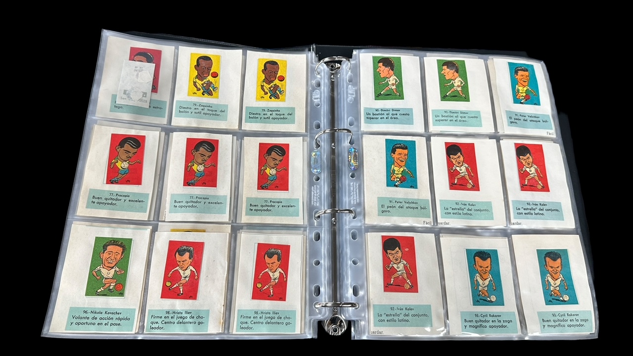 L.C.L./L.O.L. Chile 1962 World Cup Football stickers (approx. 2,500), in 2 albums, all in plastic - Image 15 of 23