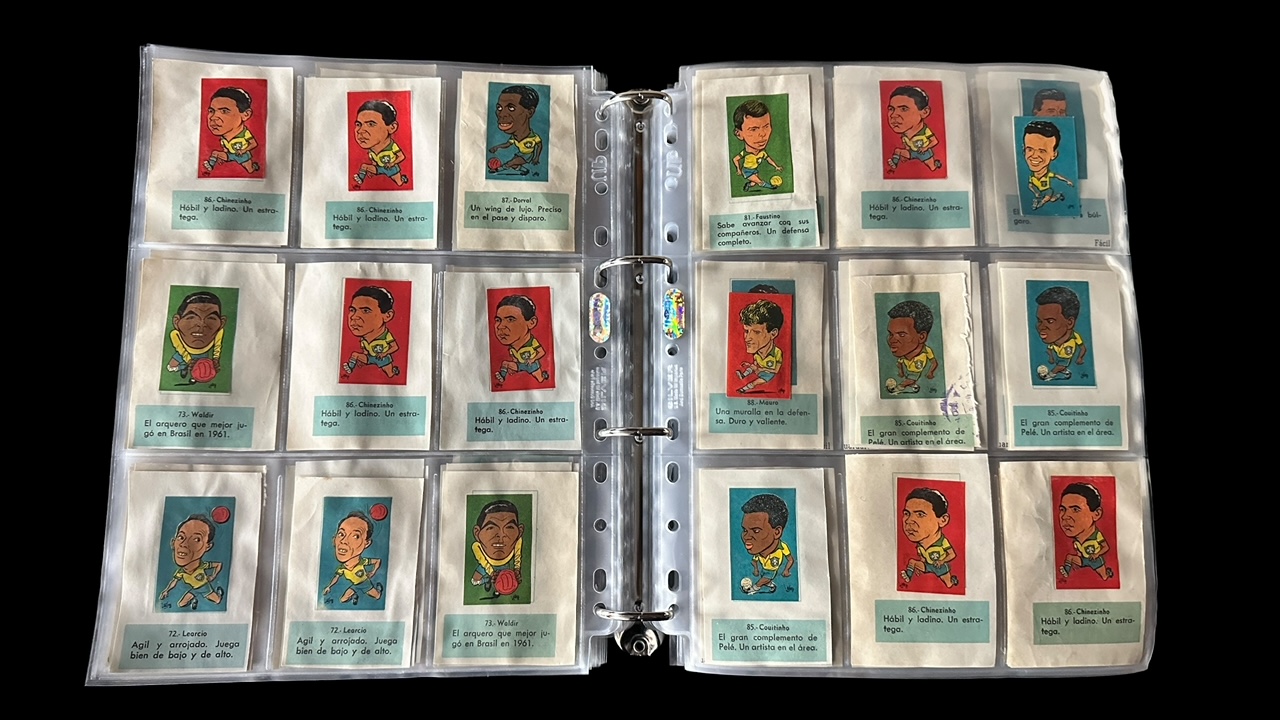 L.C.L./L.O.L. Chile 1962 World Cup Football stickers (approx. 2,500), in 2 albums, all in plastic - Image 17 of 23