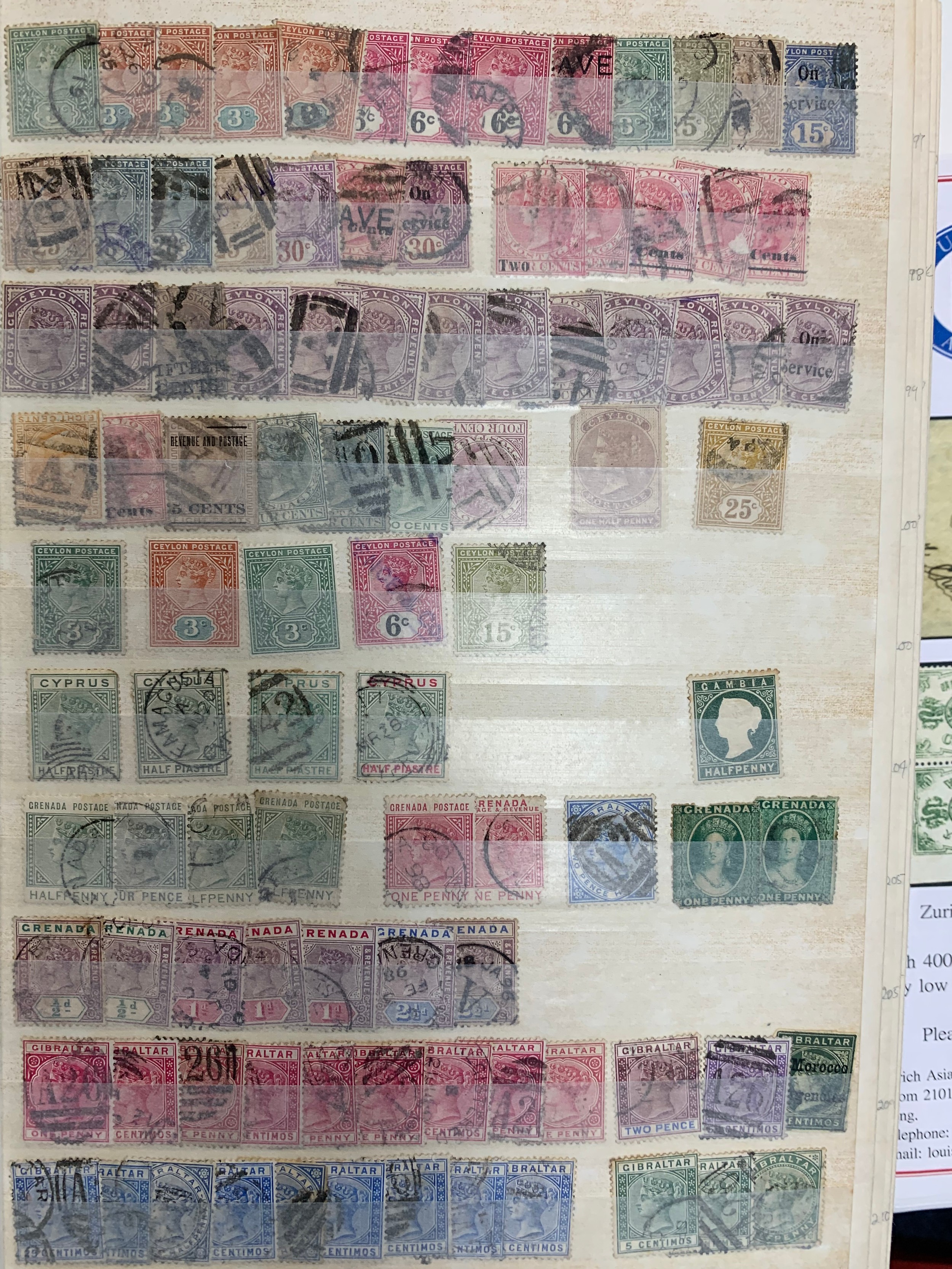 British Commonwealth, QV to QEII collection in two well-filled stockbook with stamps layered - Bild 8 aus 20