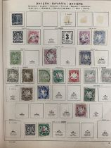 World A to Z collection in remaindered album, with many early issues including, Bavaria, Germany,