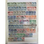 British Commonwealth, Kings heavily duplicated and well-filled stockbook of KGV short sets from