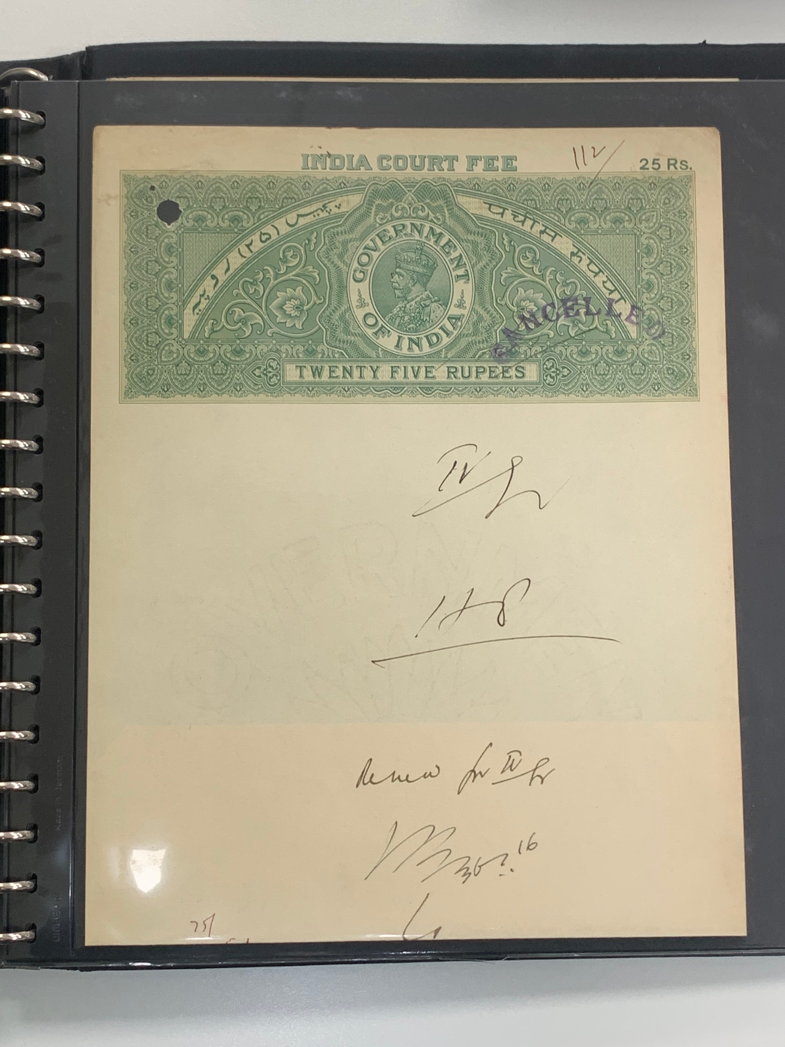 India – Revenues, neatly presented and interesting collection in well-filled binder, including; - Image 38 of 48