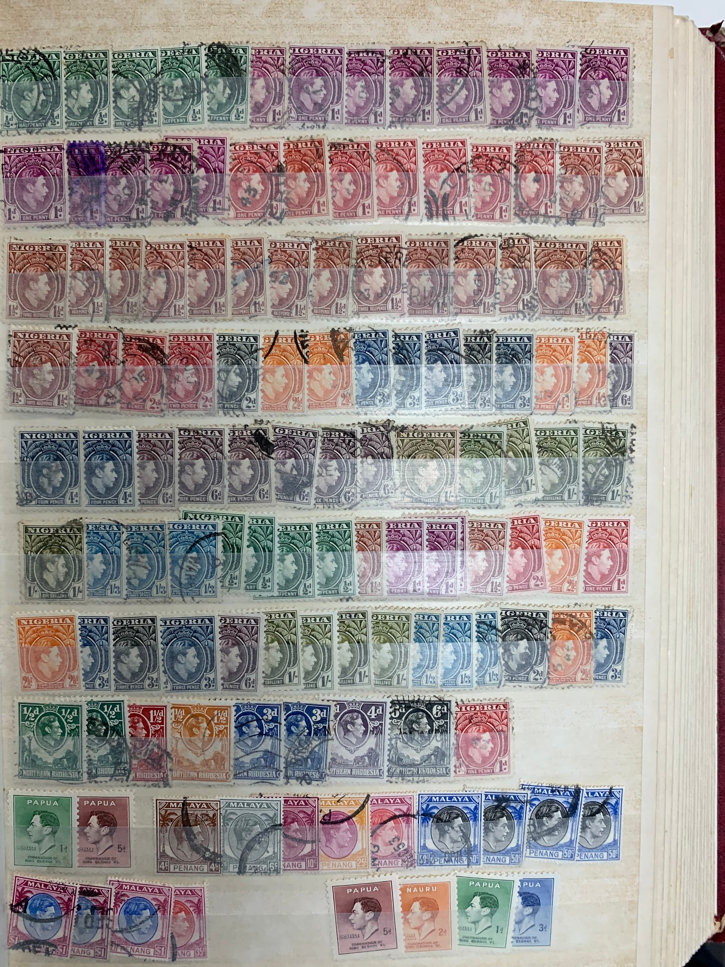 British Commonwealth, QV to QEII collection in two well-filled stockbook with stamps layered - Bild 13 aus 20