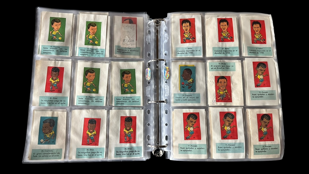L.C.L./L.O.L. Chile 1962 World Cup Football stickers (approx. 2,500), in 2 albums, all in plastic - Image 19 of 23