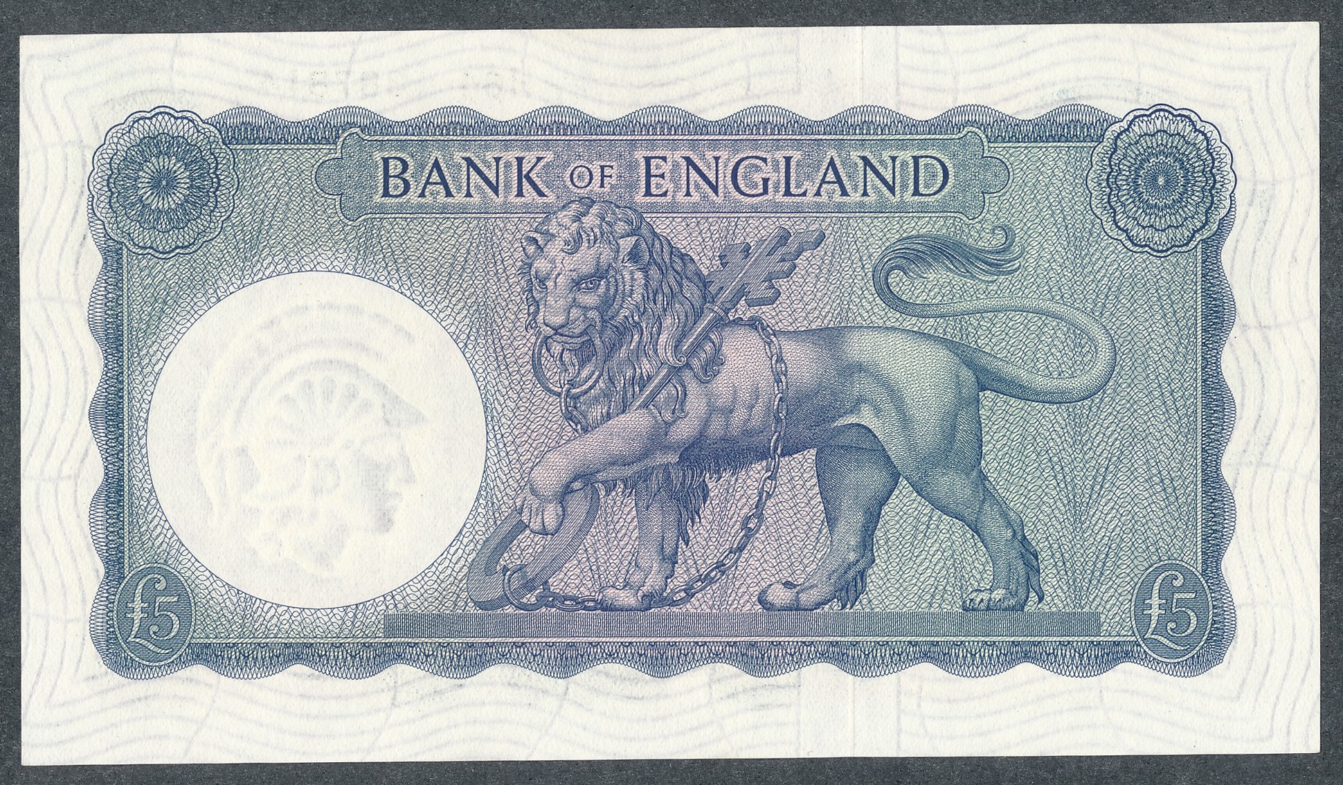 O'Brien £5 1961 (12 July) H64 387814 first series, uncirculated. - Image 2 of 2