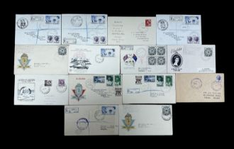 Australian Antarctic Territory First Day Covers collection (14), with useful postmark interest.