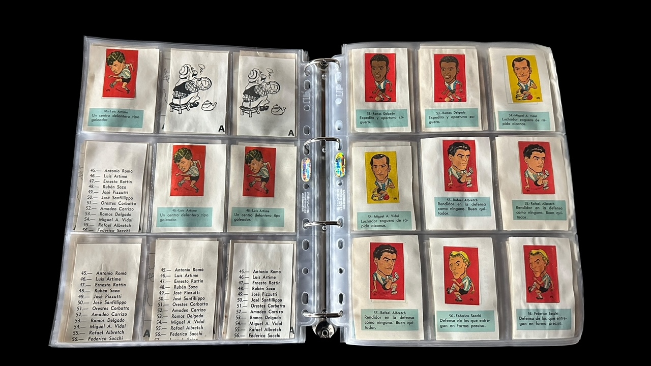L.C.L./L.O.L. Chile 1962 World Cup Football stickers (approx. 2,500), in 2 albums, all in plastic - Image 22 of 23