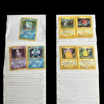 Collection Of 162 Pokemon Cards From Base Set, Fossil, Jungle.