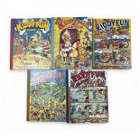 1949, 1950, 1951, 1953, 1954 Kiddy Fun Albums Published by Gerald G Swan Ltd: All five albums are in