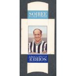 Soiree Cigarettes, Mauritius, Famous Footballers uncut packet issue, No.12 Jimmie Scoular, Newcastle