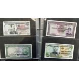 World banknotes (200+), with examples from Australia, Bahamas, Canada, China, Greece, Jersey,