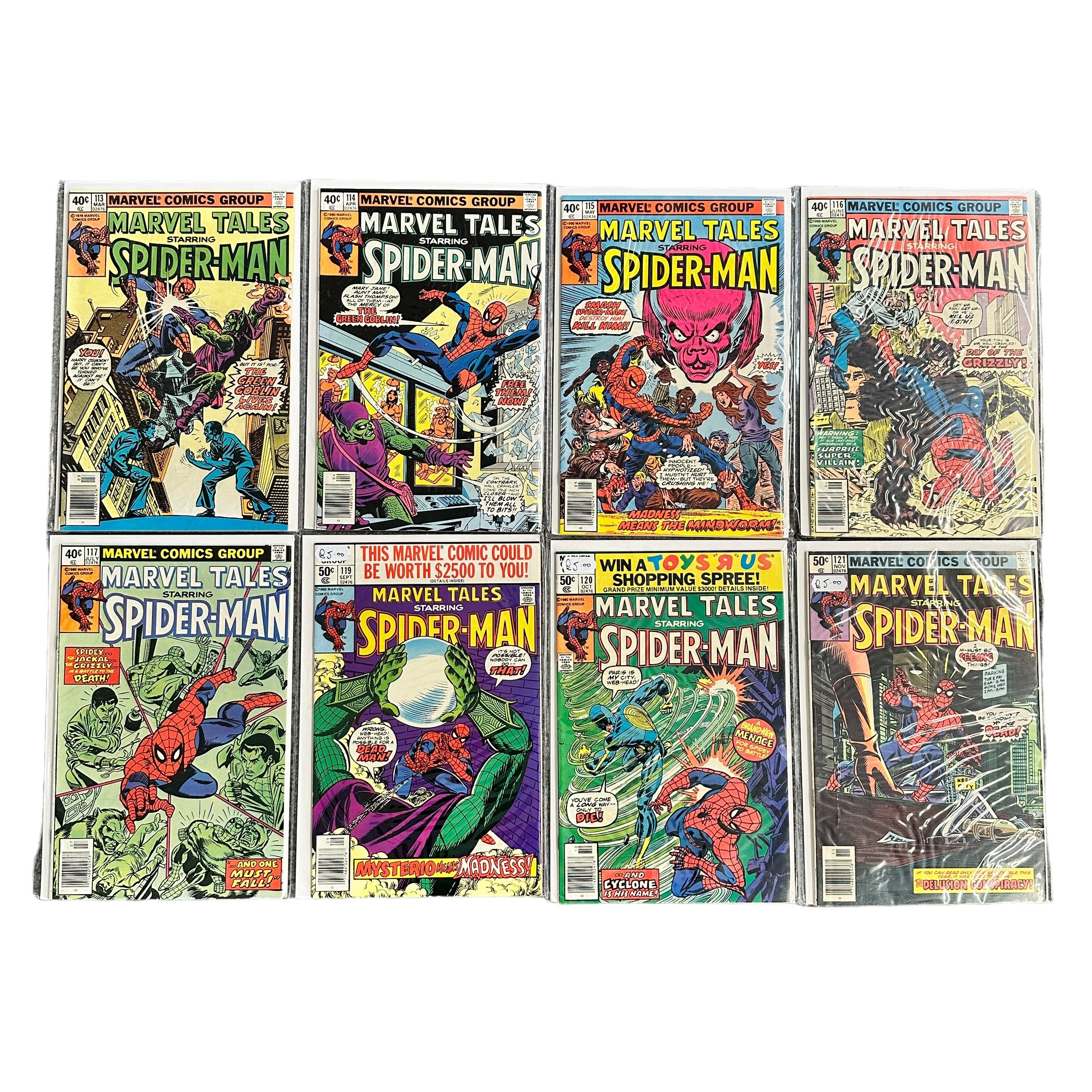 Marvel Tales Spider-Man 1970s Nos 95-97, 101-105, 108-111, 113-117, 119-121: All 20 comics are - Image 2 of 2