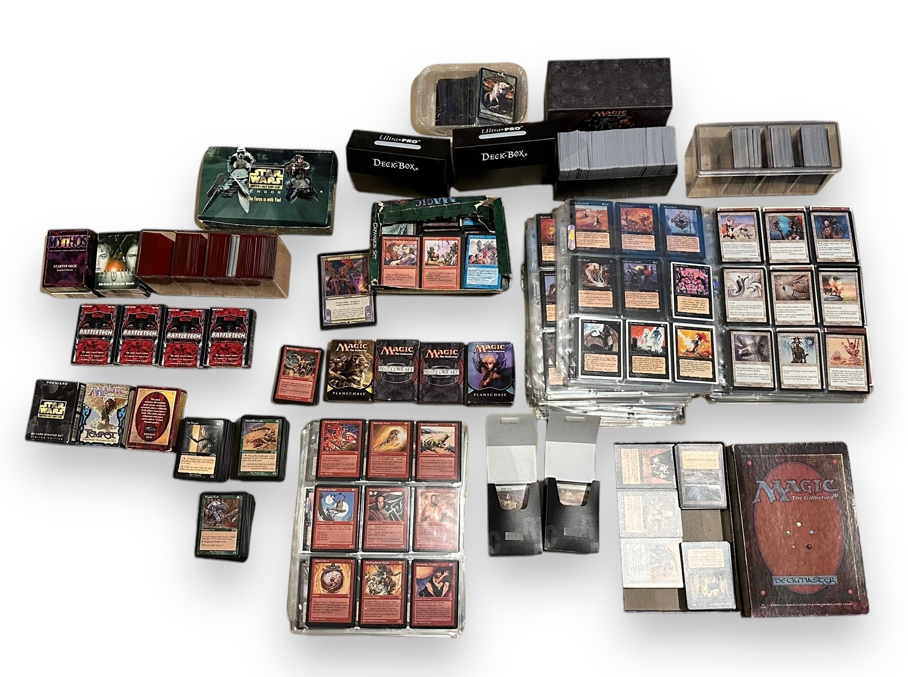 Large Collection of Magic The Gathering Cards from 1990's - 2010's. Rare cards among the collection.