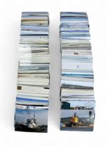 Collection of 1000 colour maritime photographs depicting merchant navy vessels including cargo