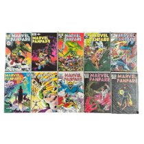 Marvel Comics Marvel Fanfare 1980s Nos 1-18, 21, 33: All 20 comic are bagged & boarded, NM.