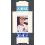 Soiree Cigarettes, Mauritius, Famous Footballers uncut packet issue, No.33 Albert Quixall, Sheffield
