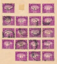 Aden, 1937 duplicated U range on loose leaves