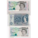 GB Banknotes £5 collection (10) with Fforde Z89 ef, Gill SE28 (last series) ef, Gill other (5),