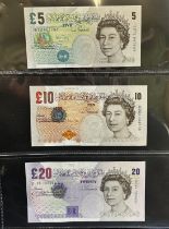 GB Banknotes (34) with £50 Lowther J01, Salmon AC68, ranges of £20, £10, £5, £1, 10/- etc.