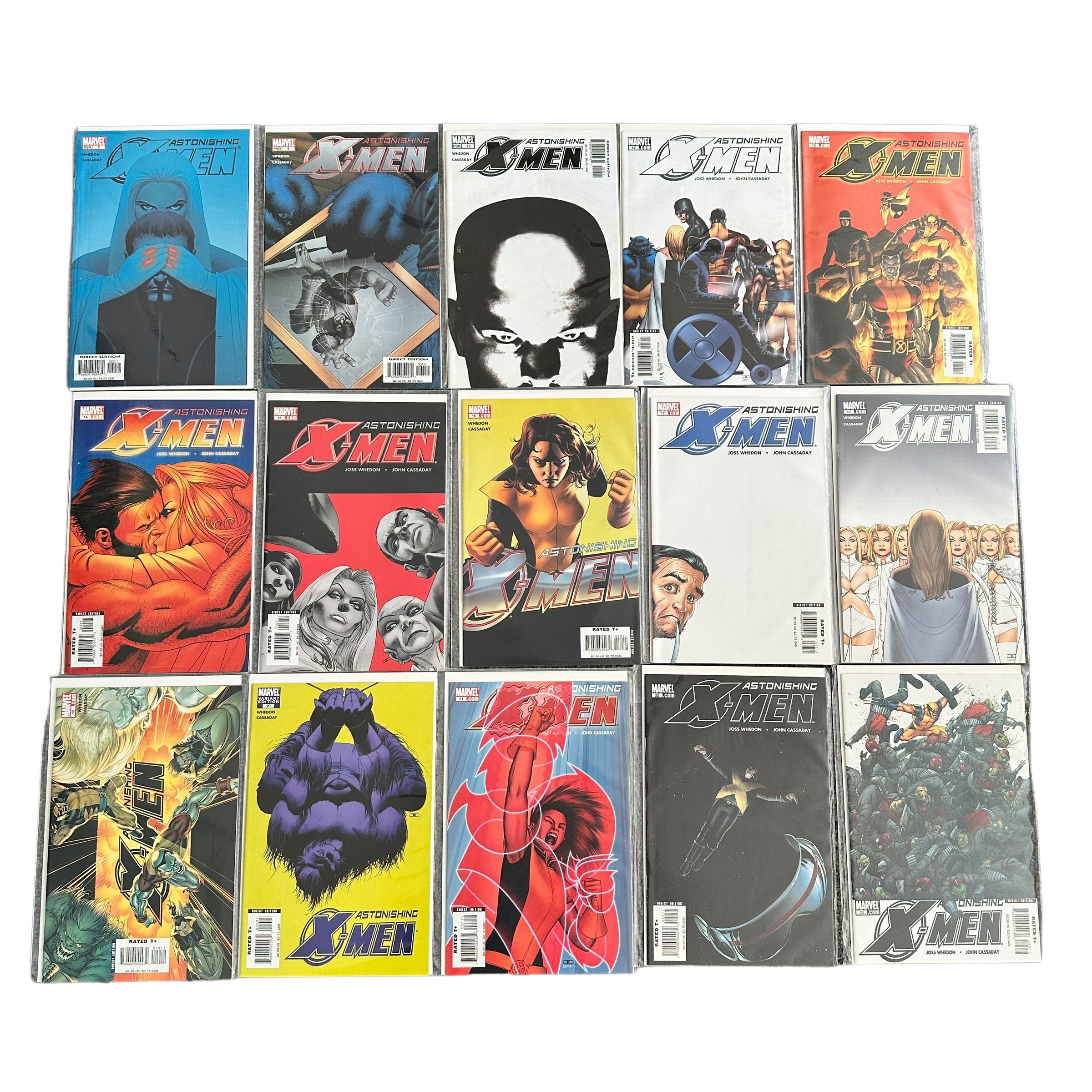 Marvel Comics Astonishing X-Men 2000s Nos 2, 4, 10, 12-25, 27-28, Plus Astonishing X-Men Sketchbook;