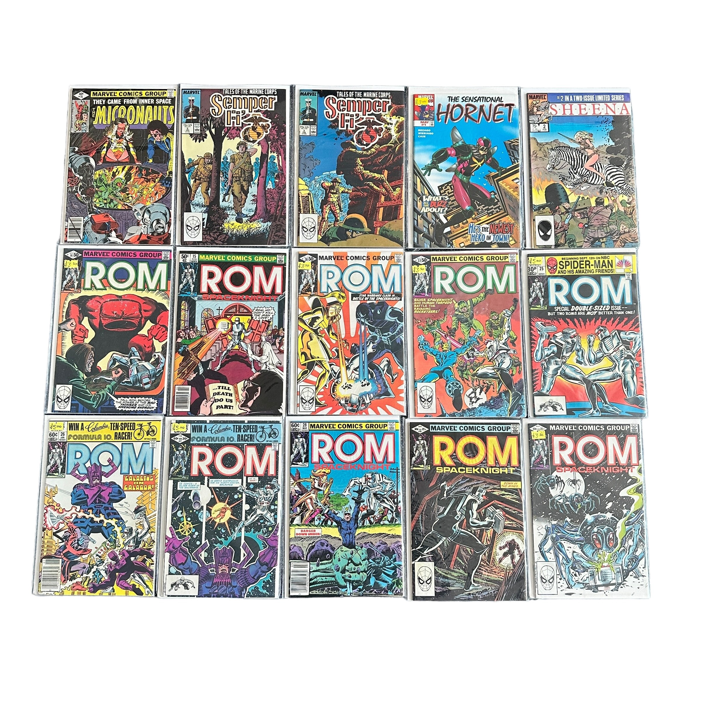 Selection of Marvel Comic Titles