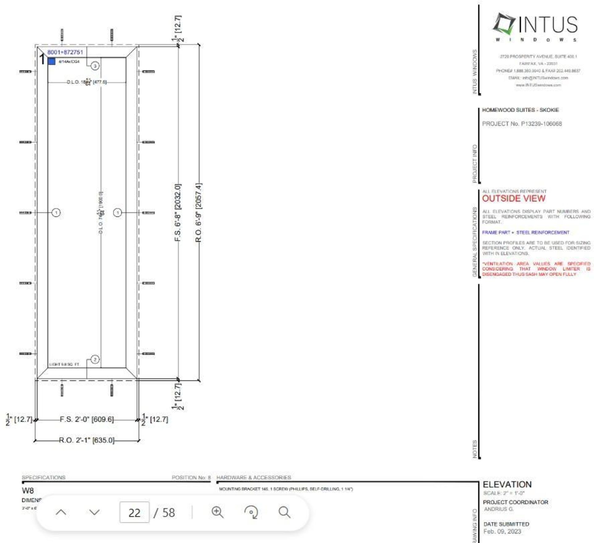 (85) Polymer Windows on 7 Pallets for New Construction, Includes Drawings and Hardware - Image 8 of 13