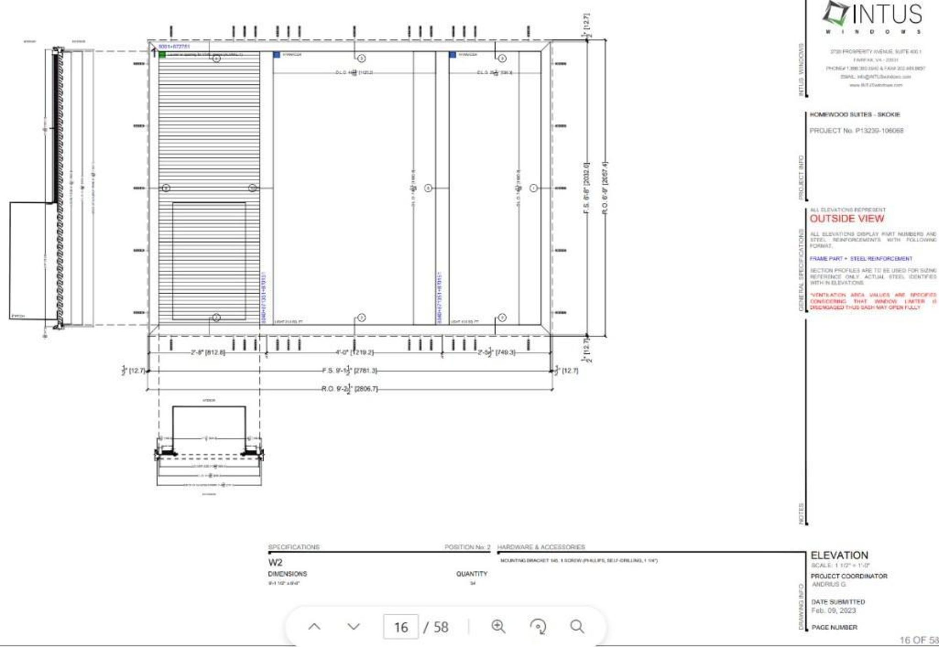 (85) Polymer Windows on 7 Pallets for New Construction, Includes Drawings and Hardware - Image 3 of 13