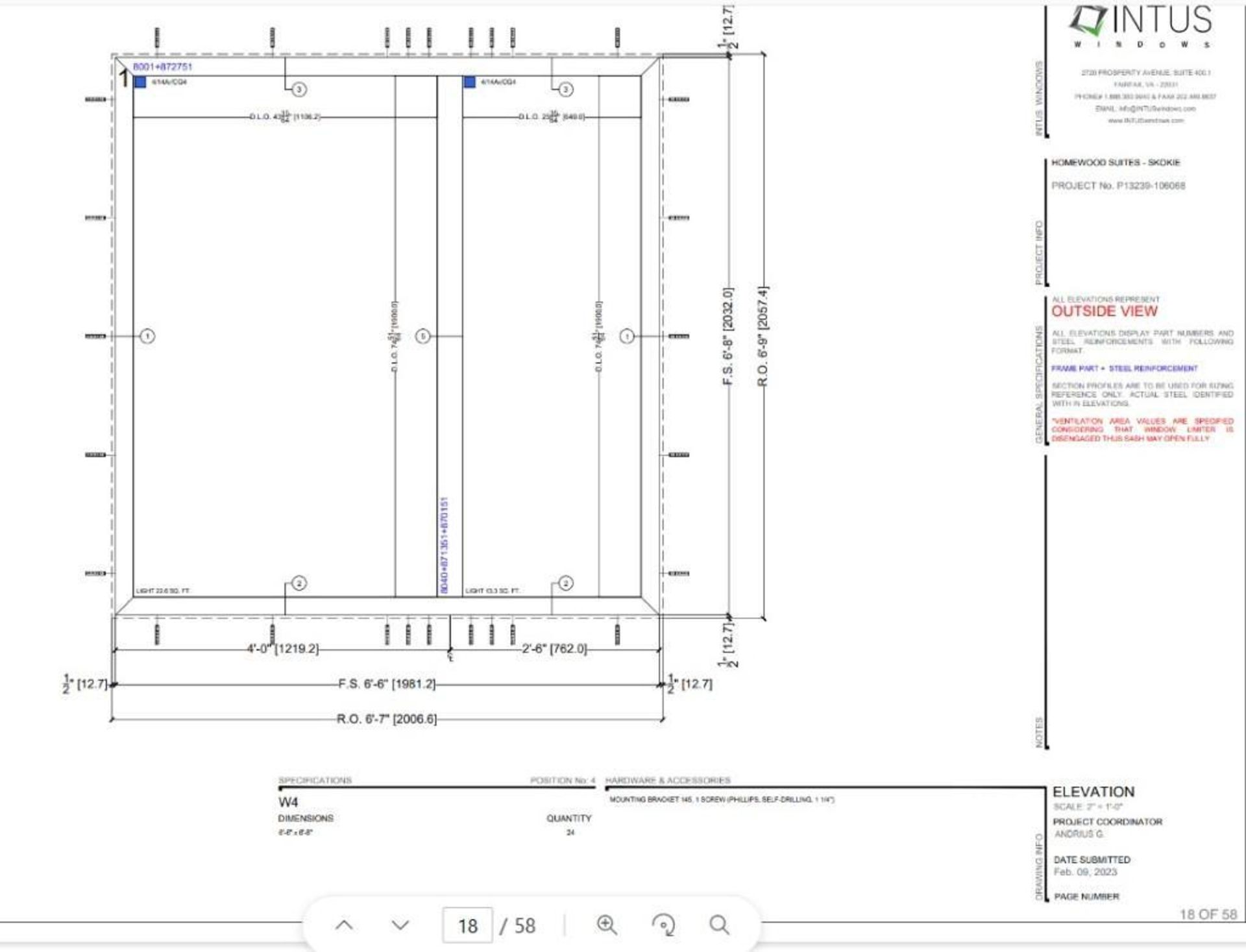 (35) Polymer Windows on 3 Pallets for New Construction, Including Hardware - Image 5 of 13