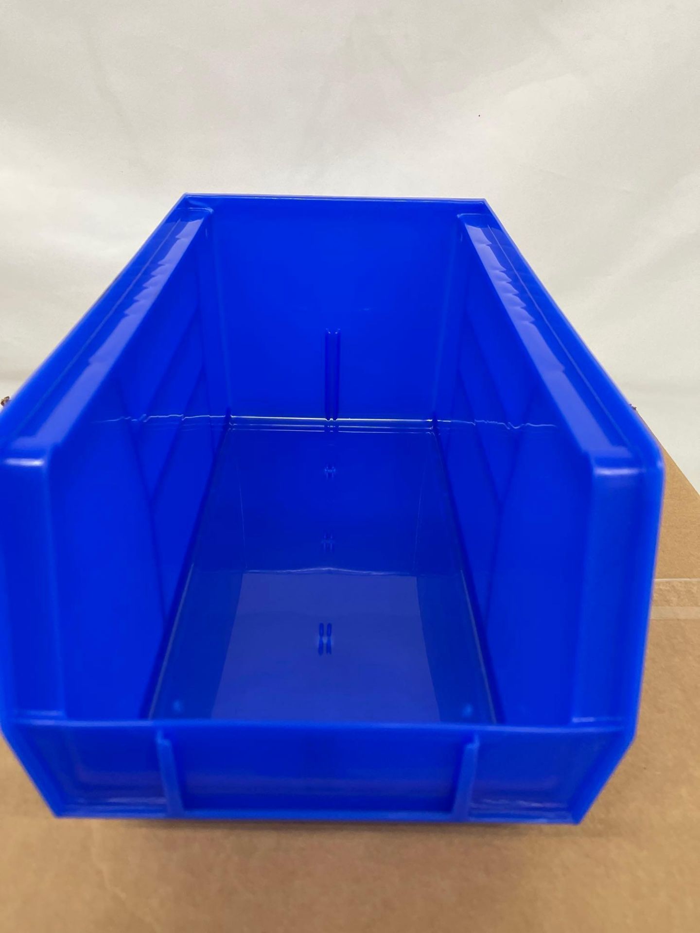 Uline Plastic Stackable Bins - Image 4 of 5